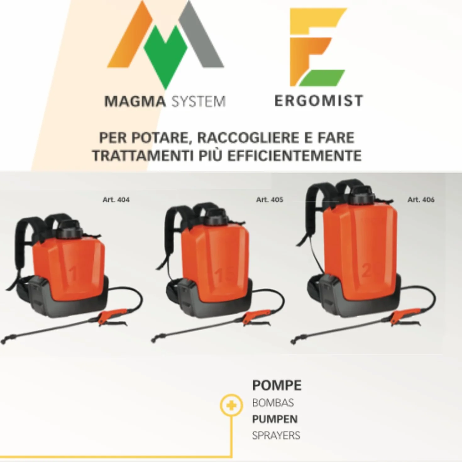 STOCKER - Ergomist elektrische Rückenspritze 20 L 21 V