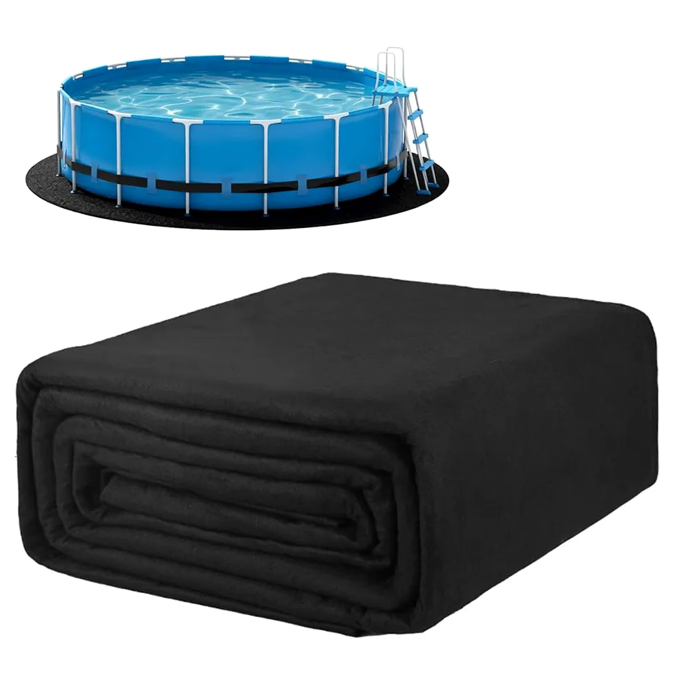 Pool Unterlage, 4M Poolunterlage, Poolmatten Schutzboden, Extra Dicke Bodenschutzplane, Bodenplane für Pools, Whirlpool Matte für Verlängert die Lebensdauer der Auskleidung
