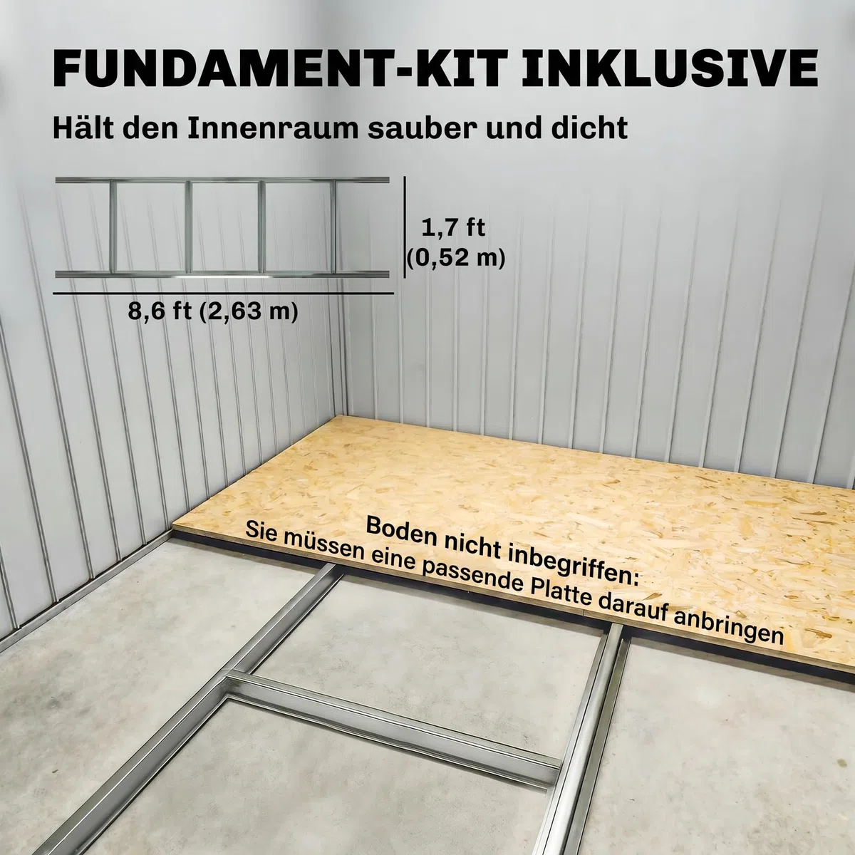 Outsunny Metall Gerätehaus 6,3m³ 280x130x172cm Geräteschuppen mit Pultdach Schiebetür wetterfest Gartenhaus Outdoor Garten Schuppen Schrank für Hinterhof Außenbereich Anthrazit, Dunkelgrün
