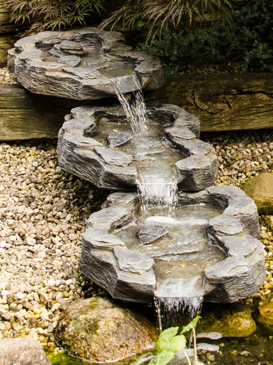 Köhko 3-teiliger Bachlauf Mulde-Mündung Wasserfall Verlängerung 140016