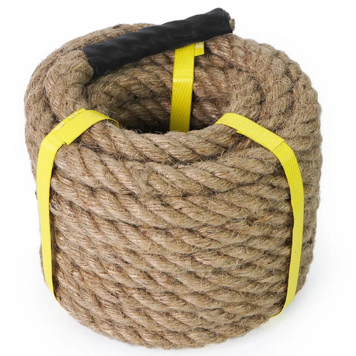 Aoneky 15M Natur Juteseil - 40mm Dick Gedrehtes Hanfseil für Garten Nautische Deko,Tauziehen Terrasse Handlauf Geländer