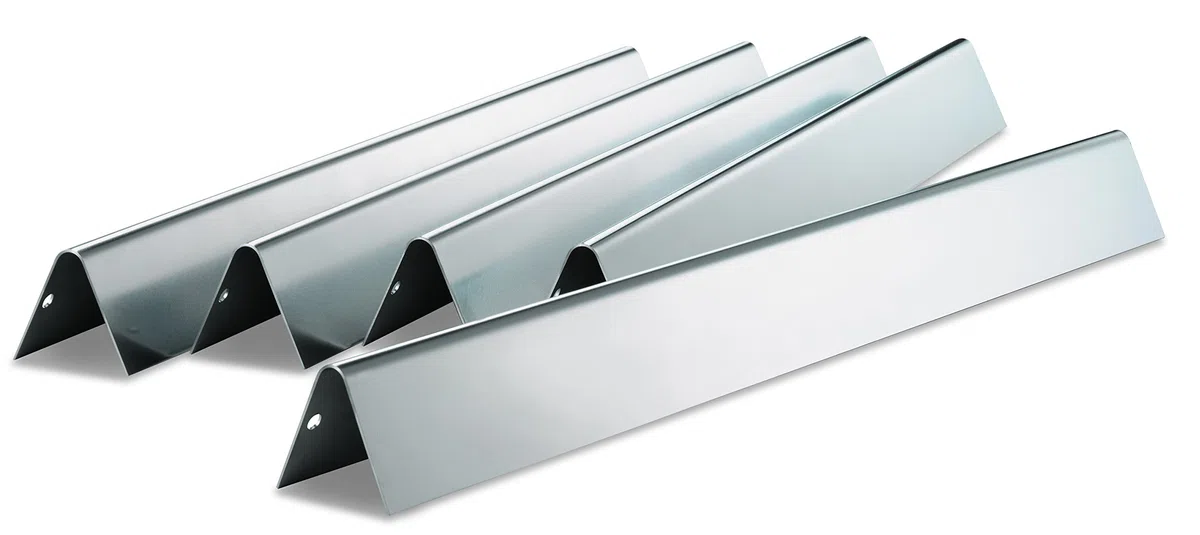 Weber Flavorizer Bars, Edelstahl, passend für Genesis 300 Serie bis Modelljahr 2011 (5er-Set)