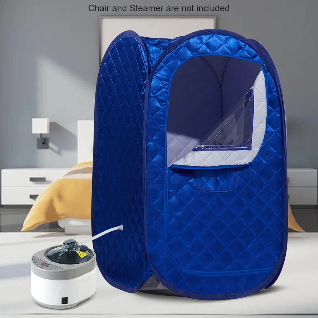 Smartmak tragbares Saunazelt, faltbar, für eine Person, Ganzkörper-Spa für Gewichtsverlust, Detox-Therapie ohne Dampfer