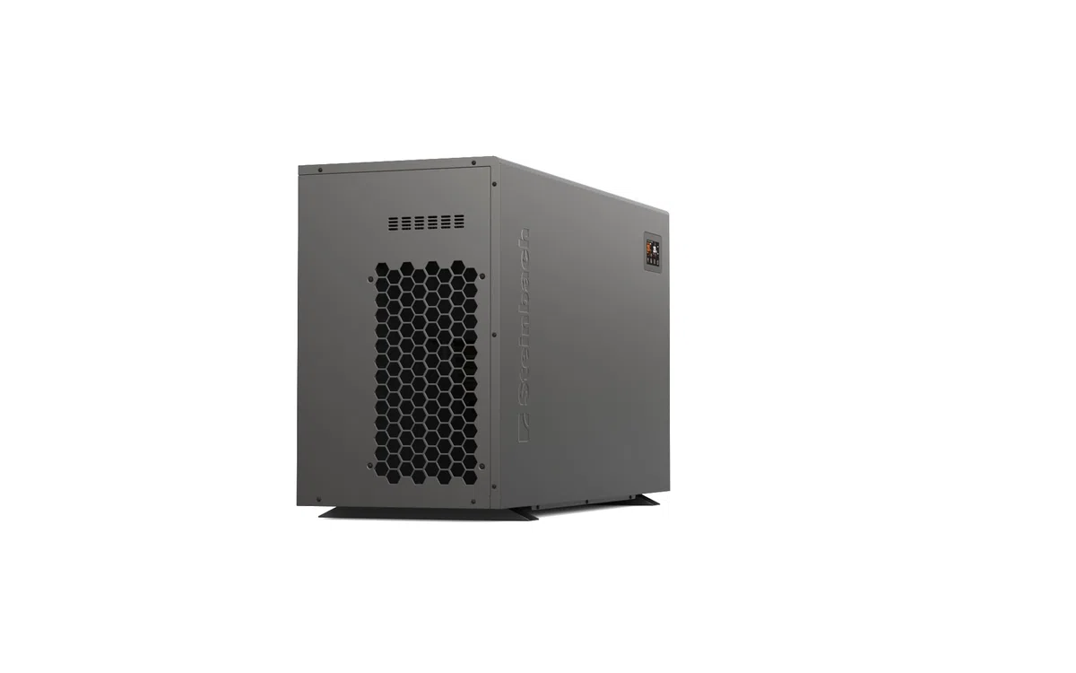 STEINBACH Wärmepumpe Silent 17,5 – 049317Z – Inverter Pool Wärmepumpe bis 70.000 l – Heizleistung 17,5 kW – Heiz- und Kühlfunktion – Touch-Display – WLAN App-Steuerung – effizientes R290-Kältemittel