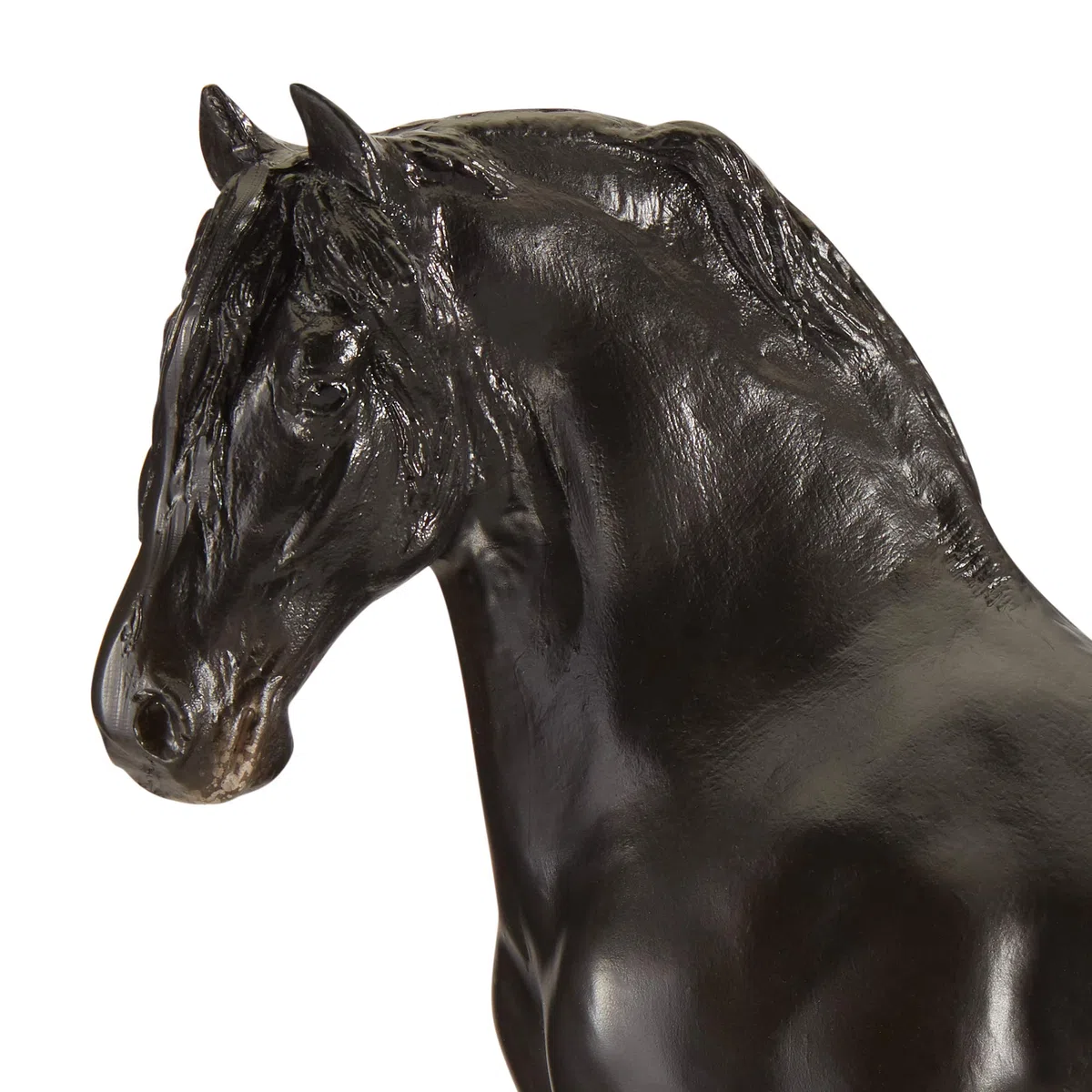 Breyer Traditionell 1/9 Modell Pferd – Harley (berühmtes Rennpferd-Pony) (Schwarz, Weiß)