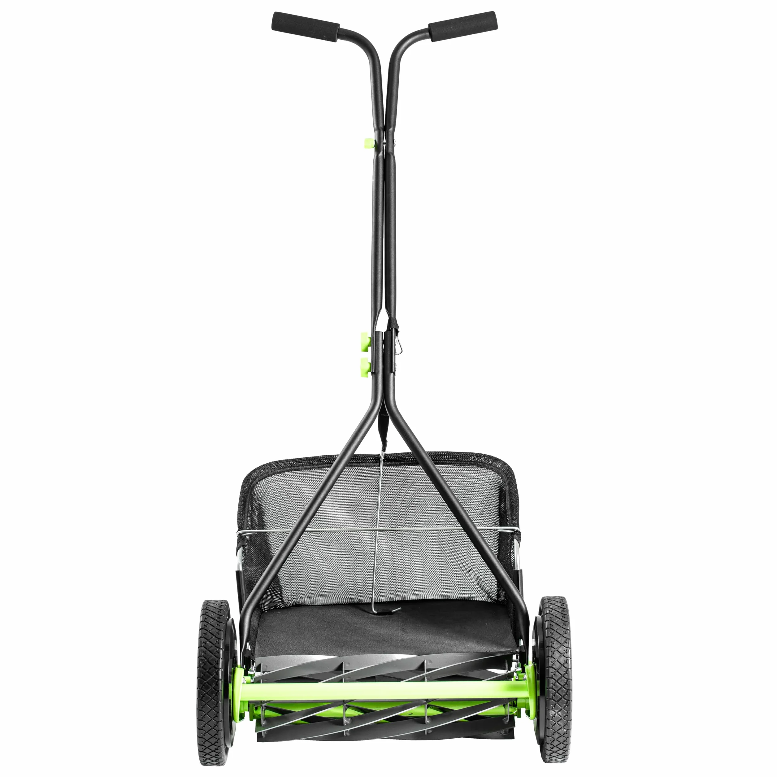 Earthwise Spindelmäher 916-16EWG - 16" mit Fangkorb mit 9 Messern, Schwarz