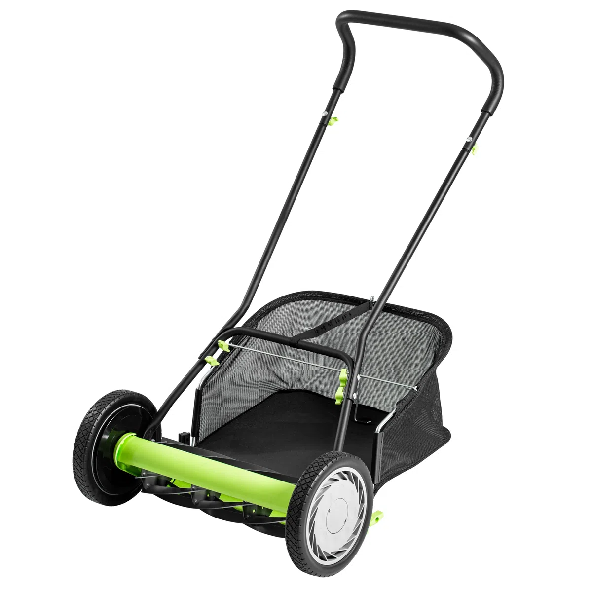 Earthwise Spindelmäher 918-18EWG - 18" mit Fangkorb mit 9 Messern, Schwarz