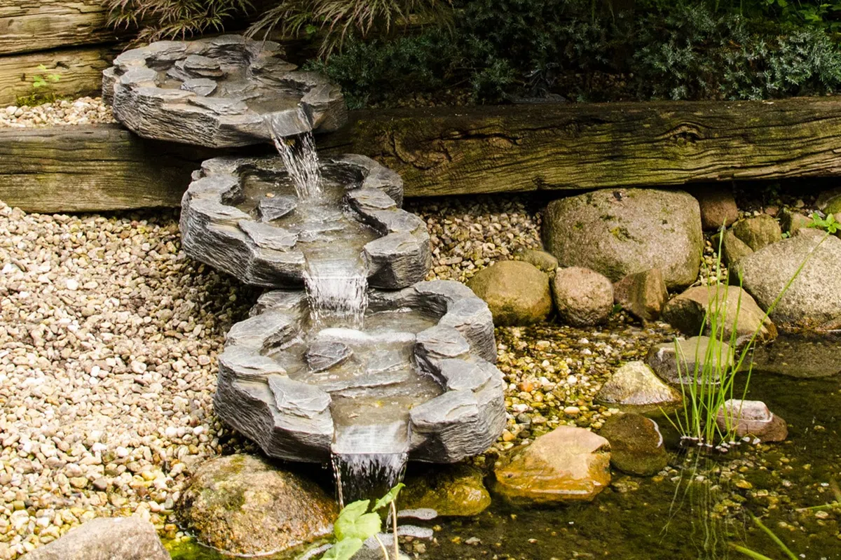 Köhko 3-teiliger Bachlauf Mulde-Mündung Wasserfall Verlängerung 140016