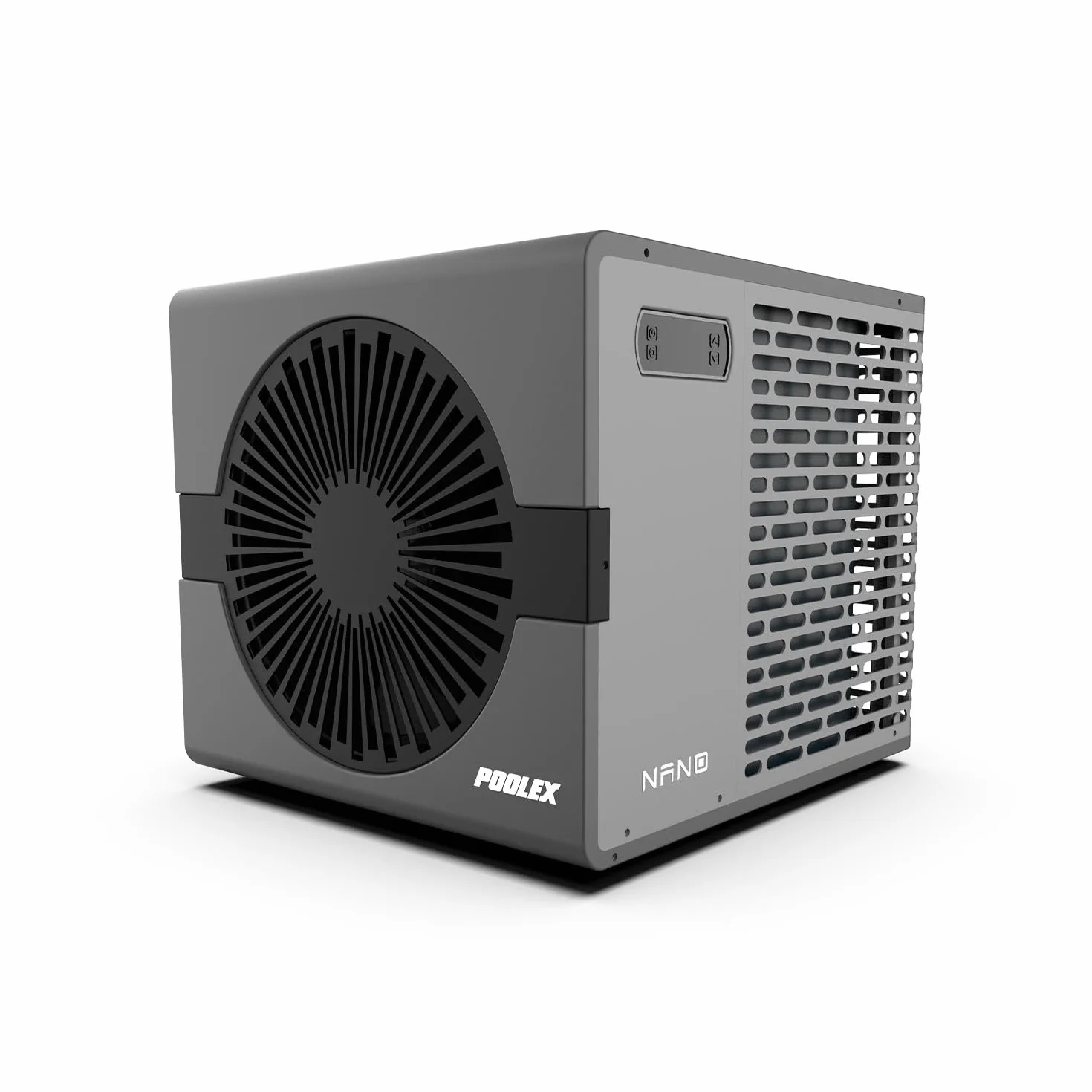 POOLEX – Nano 3 kW Wi-Fi-Wärmepumpe mit intelligenter automatischer Enteisung für kleine kompakte Pools: Aufstell-, teilversenkte, eingelassene oder Holzpools. Leise und reversibel.