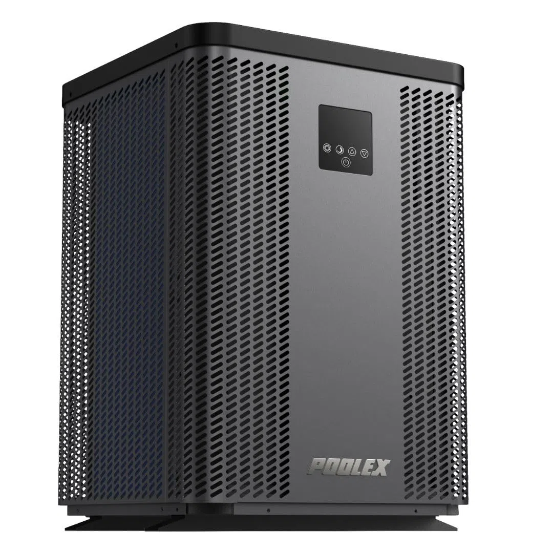 poolomio Full Inverter Wärmepumpe Pool 9 kW Silverline Top 90 | WiFi Pool Heizung für Pools 40–50 m³ | Energieeffizienter & leiser Poolheizer mit Titan Wärmetauscher | COP bis 11,11