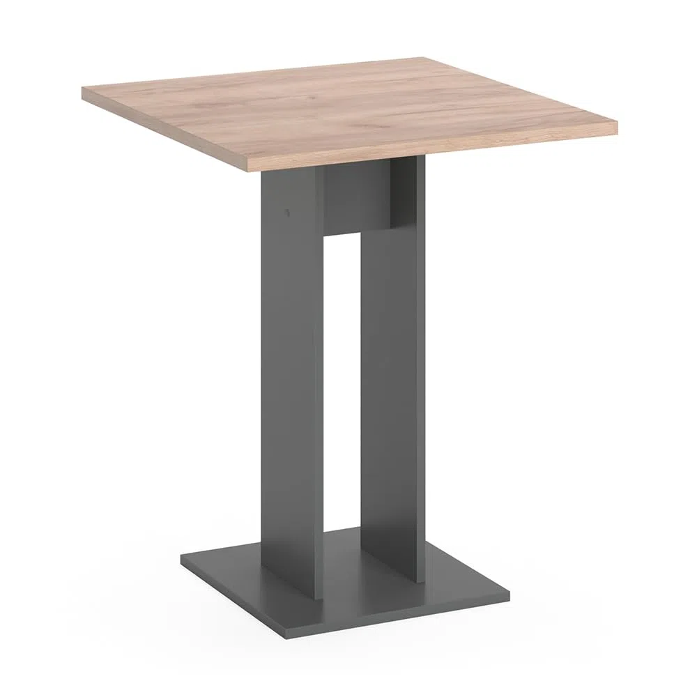 Vicco Esstisch Repose, Anthrazit, 65 x 65 cm, geeignet als platzsparender Einzeltisch für kleine Räume