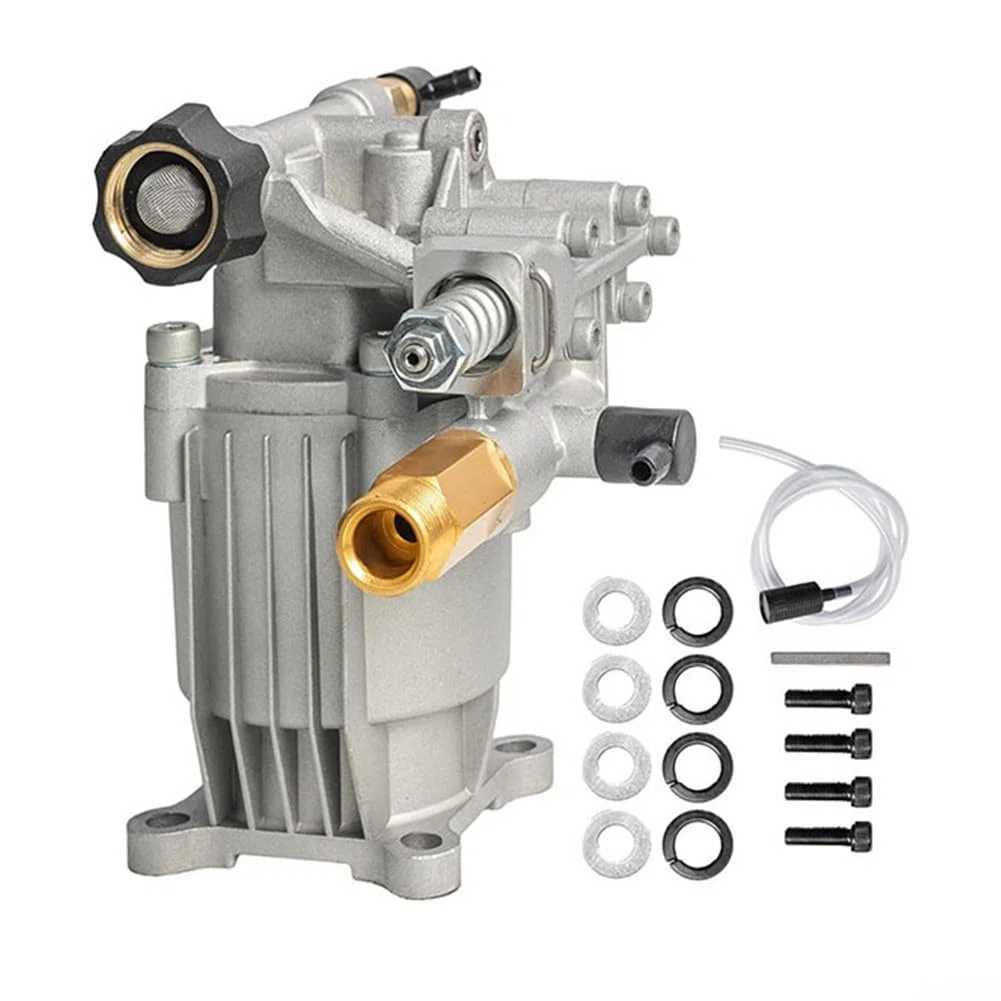 Horizontal Druck Waschpumpe 3/4" Welle 3400 PSI 2,5 GPM Ersatzpumpe Für Craftsman Für Honda Für Hochdruckreiniger Mit Doppeldichtungssystem Und Thermoschutz Für Haus Auto Zaun Reinigung