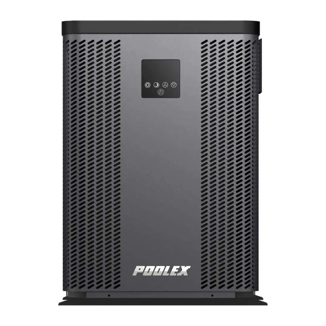 poolomio Full Inverter Wärmepumpe Pool 9 kW Silverline Top 90 | WiFi Pool Heizung für Pools 40–50 m³ | Energieeffizienter & leiser Poolheizer mit Titan Wärmetauscher | COP bis 11,11