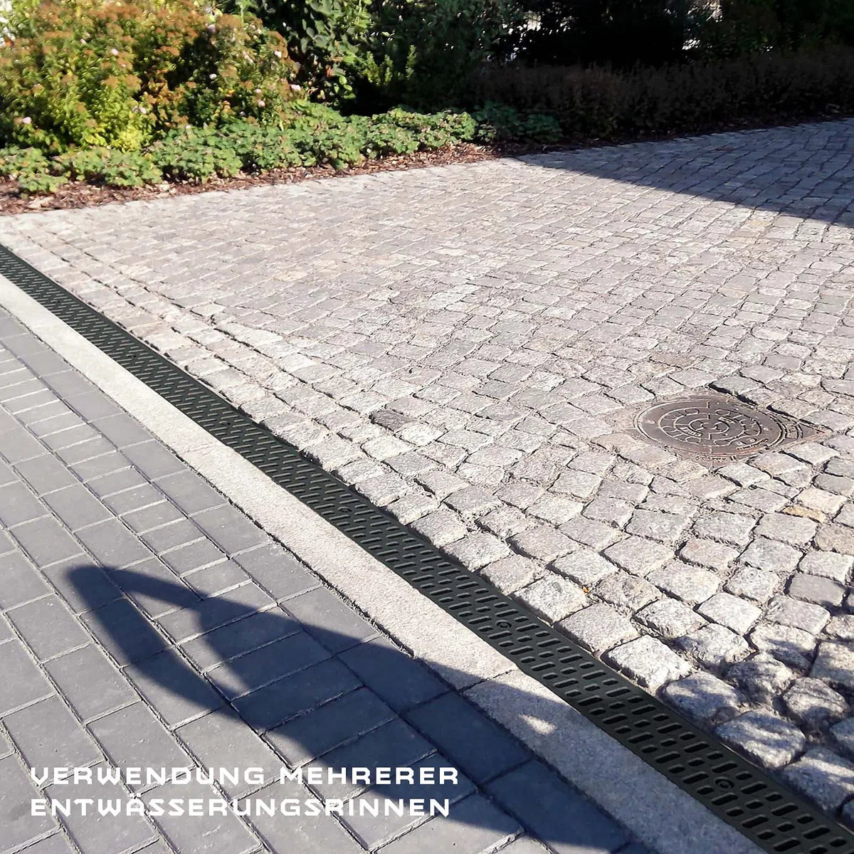 HYDROTEC Kunststoff Entwässerungsrinne SELFline Klasse A15 1 Meter