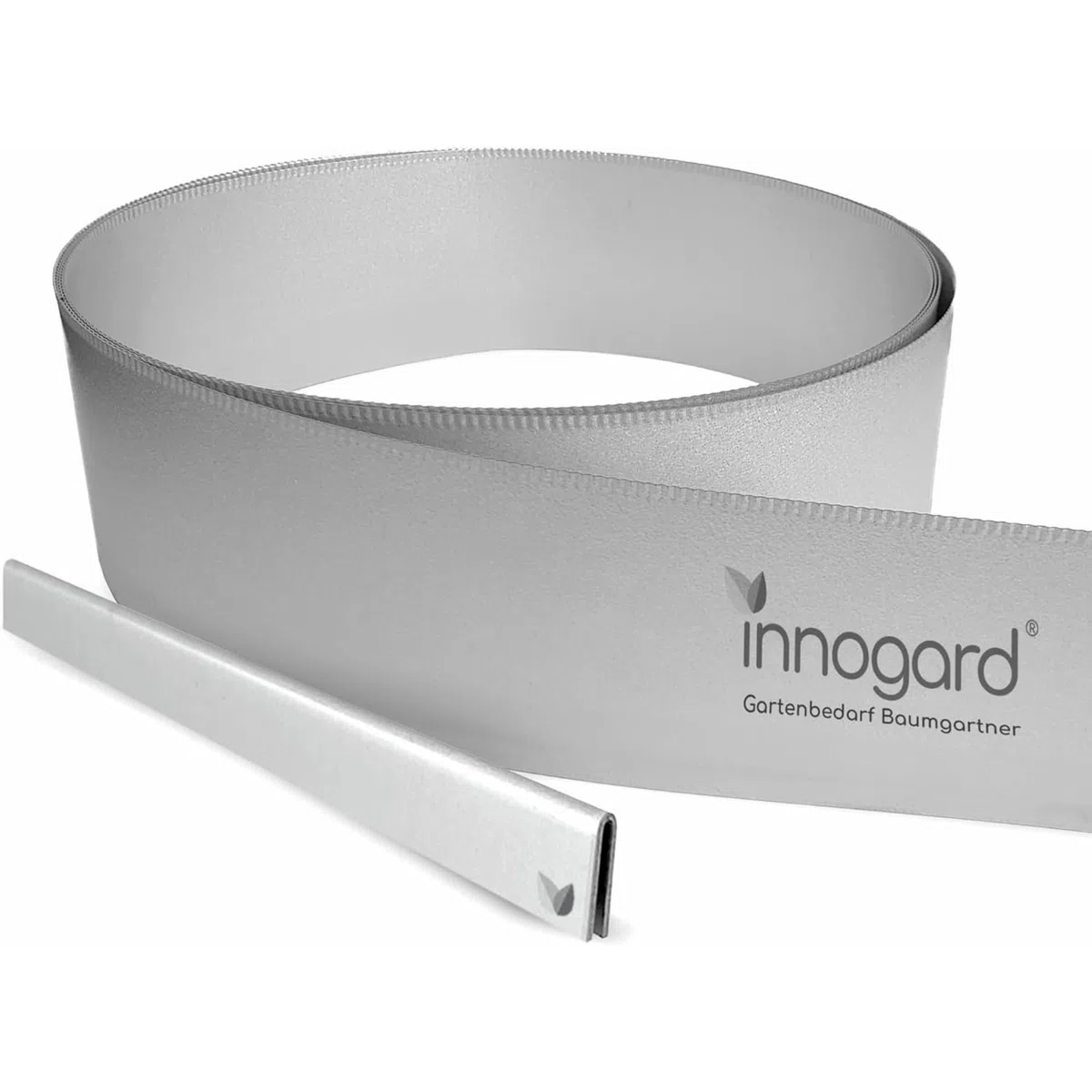 innogard Rasenkante Metall verzinkt L15 m H20 cm – Flexible Beeteinfassung 1 mm stark Rasenkantenband für Garten Beetbegrenzung Beetumrandung