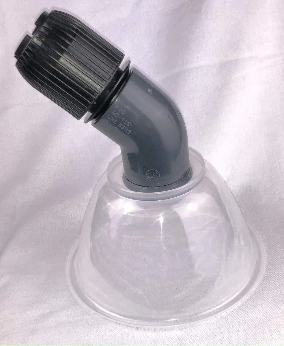 Mulmsauger Saugglocke Saugtrichter Schlammsauger Teichreiniger für Saugrohr 28-37mm