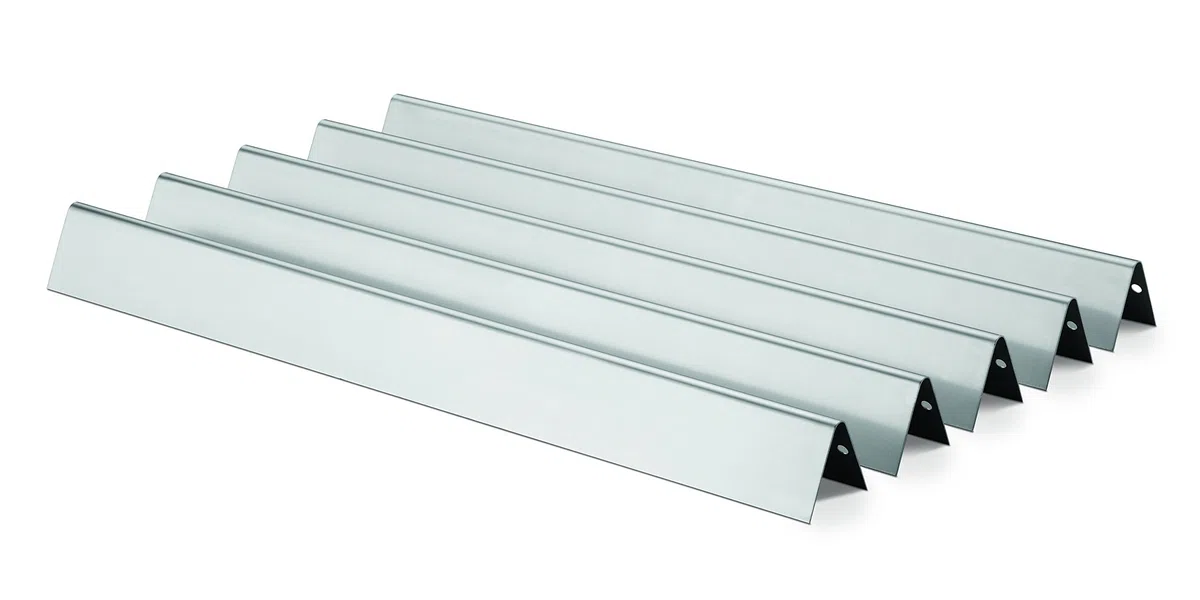Weber Flavorizer Bars, Edelstahl, passend für Genesis 300 Serie bis Modelljahr 2011 (5er-Set)