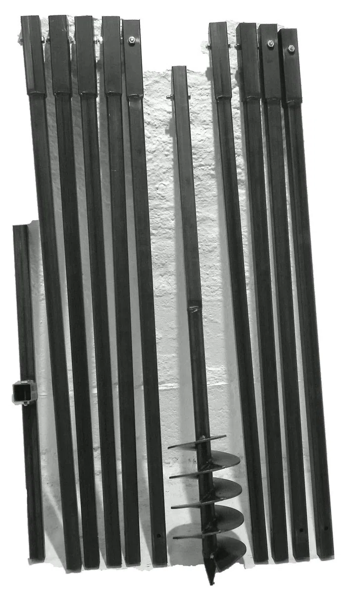 150/10 meter Erdbohrer Brunnenbohrer Handerdbohrer Erdlochbohrer Brunnenbau Pfahlbohrer brunnenbohrgerät