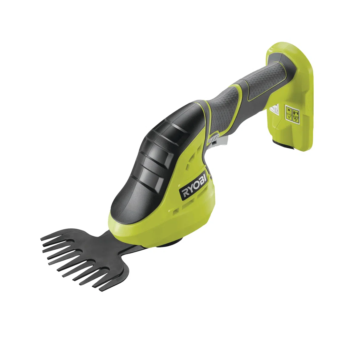 RYOBI 18 V ONE+ Akku-Gras- und Strauchschere OGS1822 (Grasscherenmesser 12 cm breit, Strauchmesser 20 cm lang, werkzeuglose Messertausch, ohne Akku & Ladegerät im Karton)