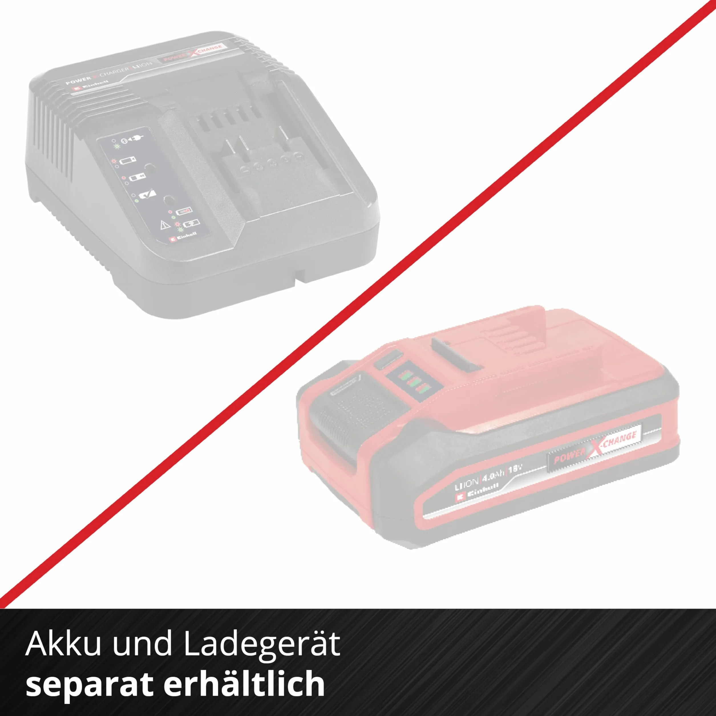 Einhell Akku-Rasenmäher GE-cm 36/34-1 Li-Solo Power X-Change (36 V, 34 cm Schnittbreite, bis 200 m², 30L Grasfangkorb, 25-65 mm Schnitthöhe, ohne Akku)