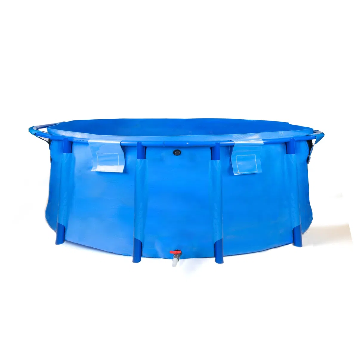 Pondlife Faltbecken für Koi und Teichfische, Ø 225cm x Höhe 100cm, 3900 Liter, faltbares Becken für innen und außen, stabile PVC-Folie, UV-beständig