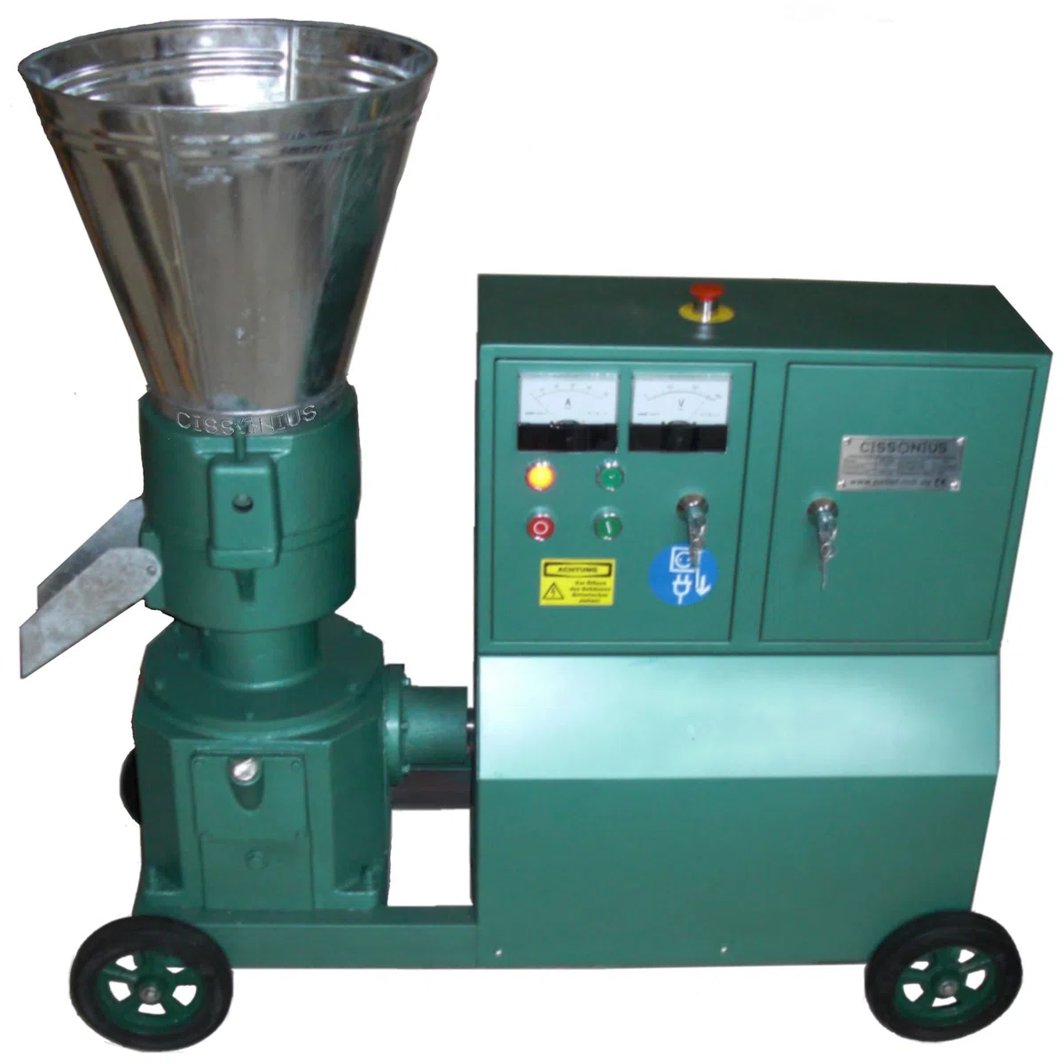 PP 200 Pelletmühle für Holz und Futterpellets 7,5 kW 380V Form Ø 200 mm Bohrung Ø 6 mm