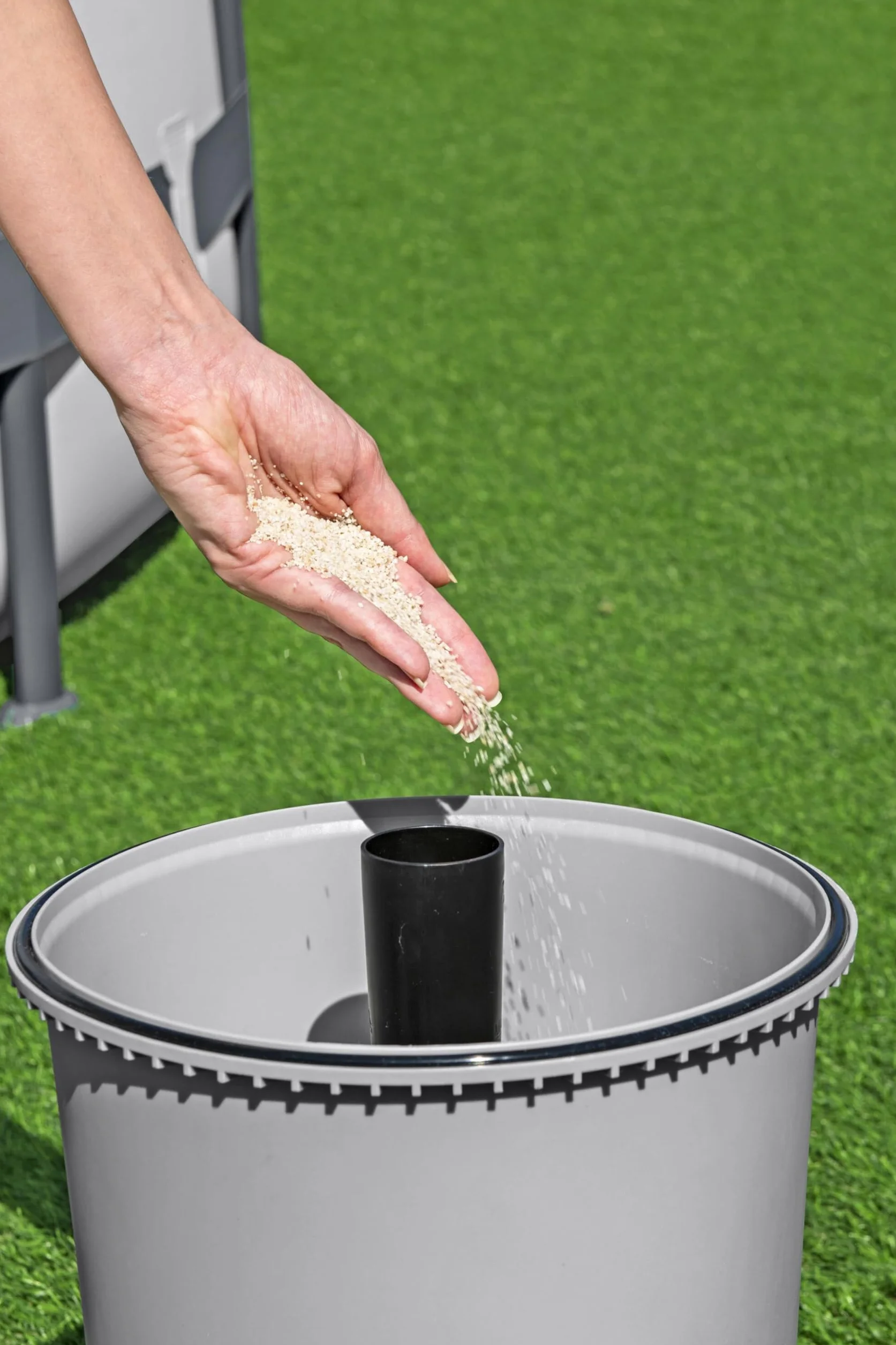 Bestway 58515-7 Sandfilterpumpe 3596 L, grau