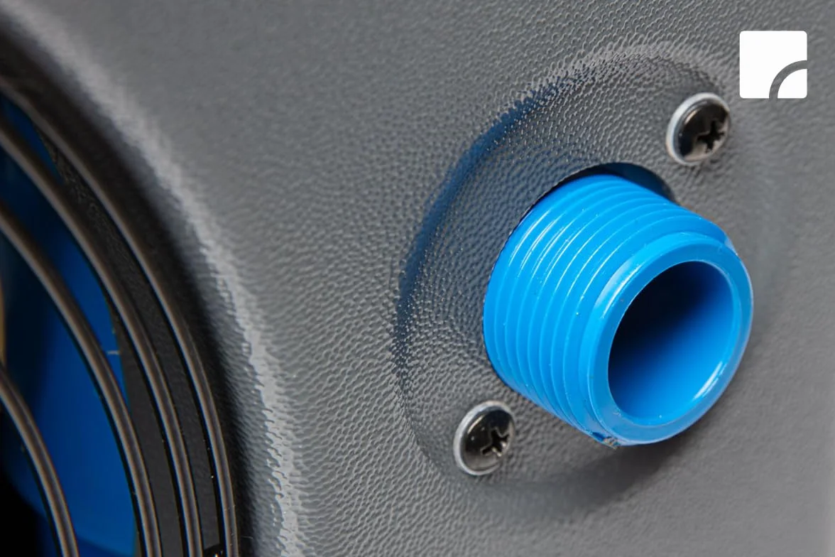 STEINBACH Wärmepumpe Mini – 049275 – Automatische Wärmepumpe für Pools bis 20.000 l – Mit LED-Display und integriertem Durchflusssensor