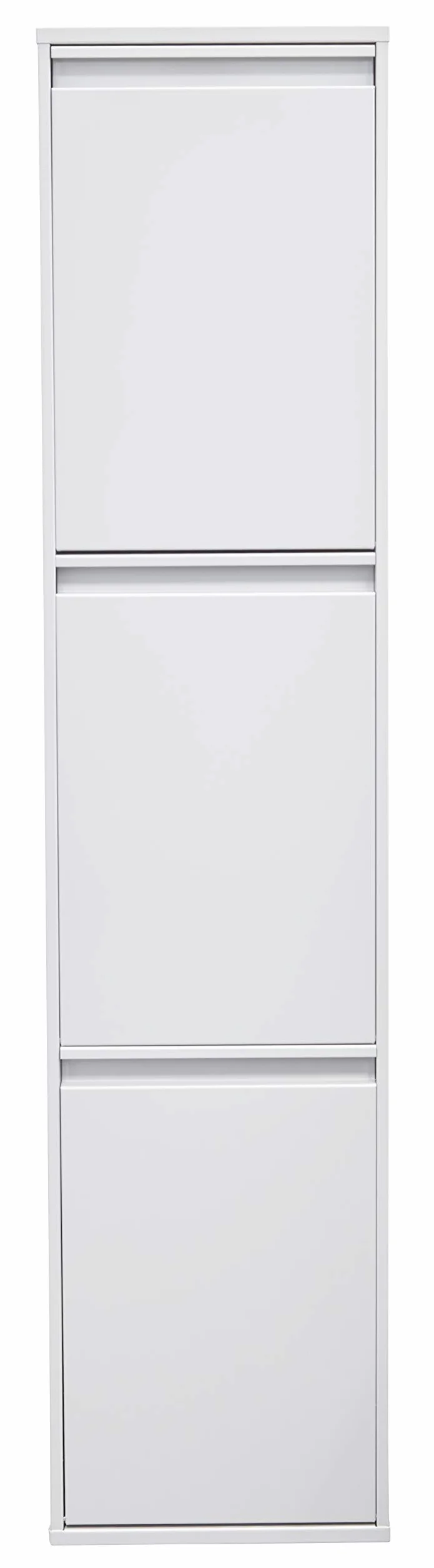 ARREGUI Basic CR301-B Mülltrennsystem aus Stahl | 3 Fächer Mülleimer für die Küche | 3 Fach Abfalleimer | 3x17L (51L) | Herausnehmbare Inneneimer mit Griff | Recycling Schrank für Mülltrennung | weiß