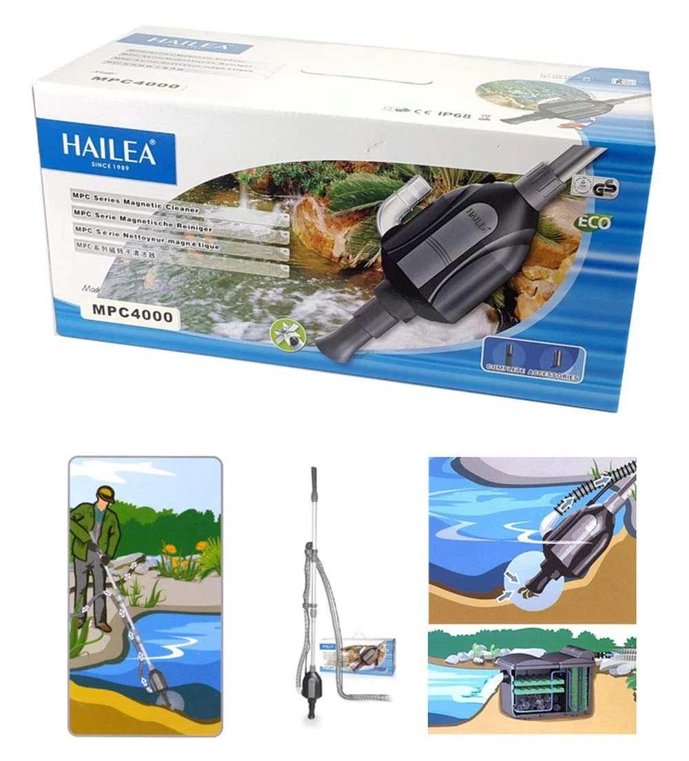 Hailea Teichschlammsauger Teichsauger Poolsauger Teich Pool Schlammsauger Reiniger