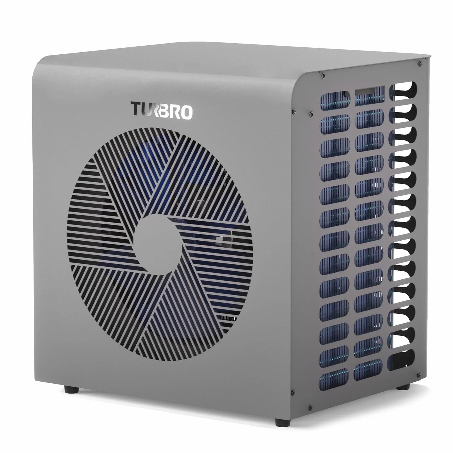 TURBRO 6.000W Full-Inverter Wärmepumpe für Schwimmbecken, Elektrischer Poolheizer für Übererdpools und Spas bis 20 m³, Titan-Wärmetauscher, Bis zu 9,38 COP, IPX4 Wassergeschützt, 220-240V, Beluga B21V