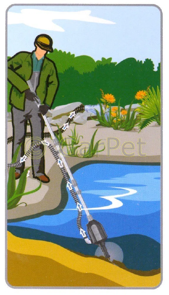 Hailea Teichschlammsauger Teichsauger Poolsauger Teich Pool Schlammsauger Reiniger