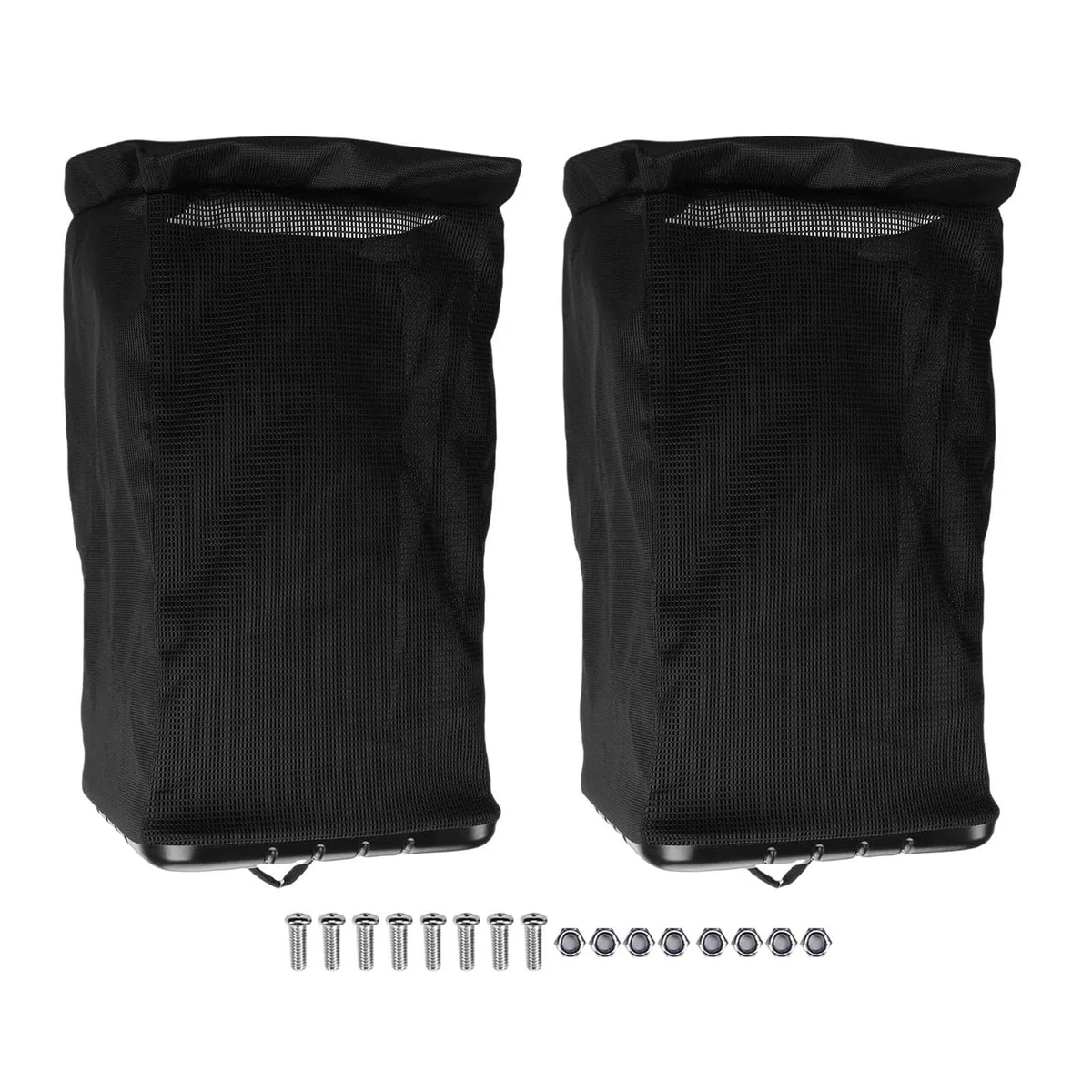2 Stück Grassack Schwarz, Ersatz für L105 L107 L108 L110 L111 L118 L120 L130 Rasentraktoren Grasfänger AM122416 Mäherzubehör