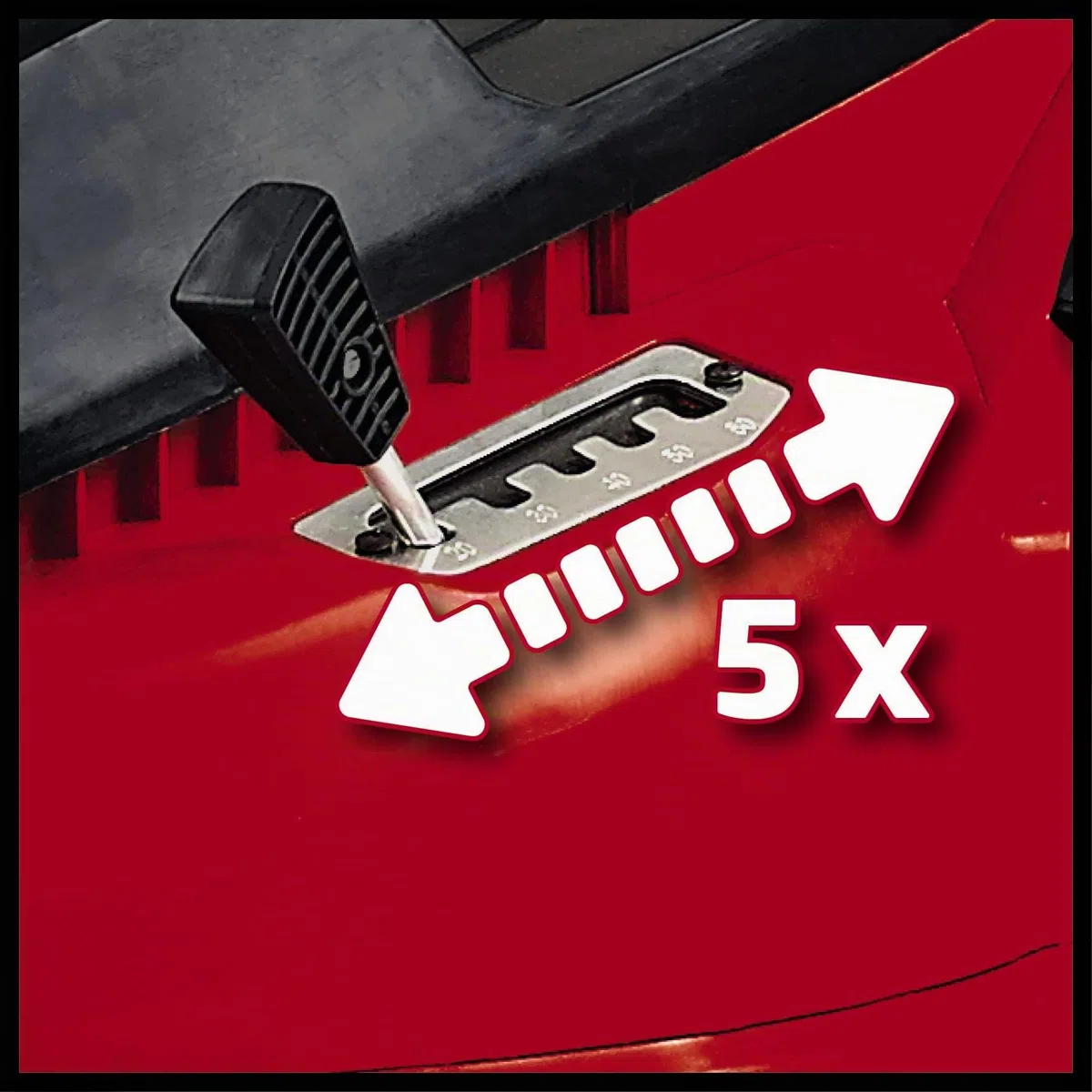 Einhell Elektro-Rasenmäher GC-EM 1500/36 (1500 W Carbon Power Motor, 36 cm Schnittbreite, 38 L Fangbox, für 600 m² Rasenflächen, Schnitthöhe 25-65 mm)