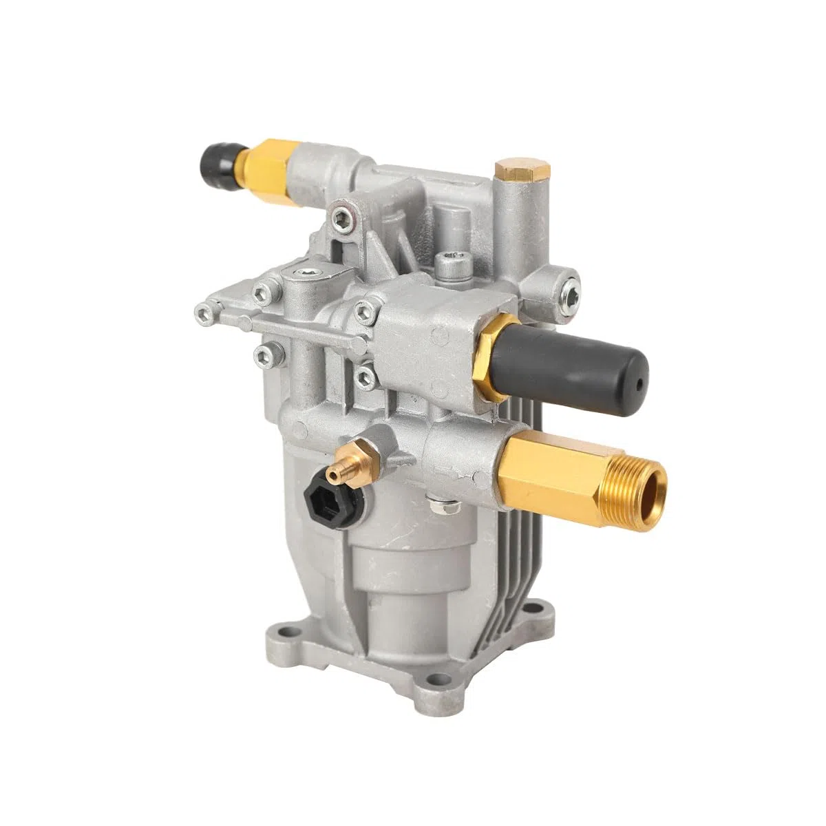 3000PSI Hochdruckreiniger-Pumpe, 14mm Schaft, 2,4 GPM Ersatzpumpe, 3/4 Zoll Horizontalwellen-Kurbelwellenmotor für Simpson
