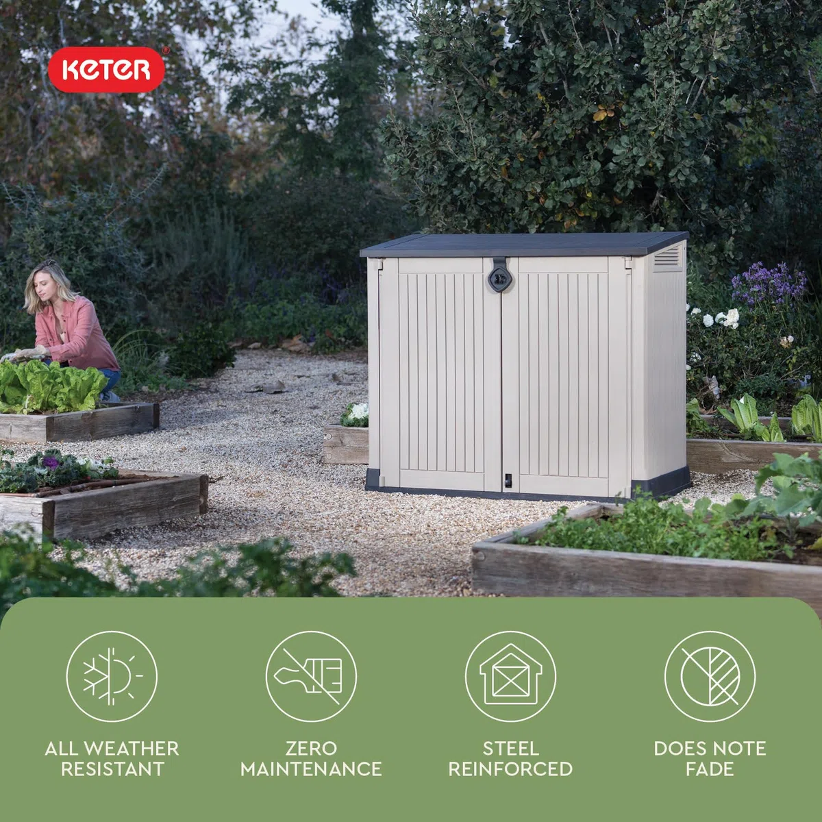 Keter Store it Out Midi 132x71,5x113,5 cm
