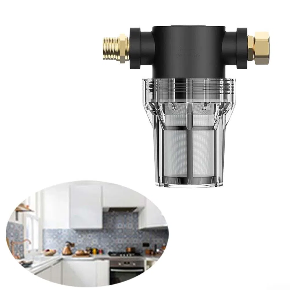 HpLive Gartenschlauch Filter mit 80 Mesh Edelstahlsieb DN15 1/2 Zoll Anschluss Hochdruckreiniger Wasserfilter für Gartenbewässerung